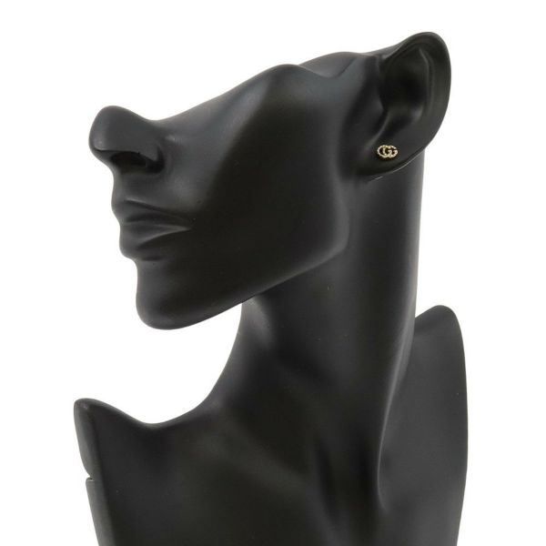 グッチ ピアス ダブルG ピアス ダイヤモンド パール K18YGイエローゴールド GUCCI 2way