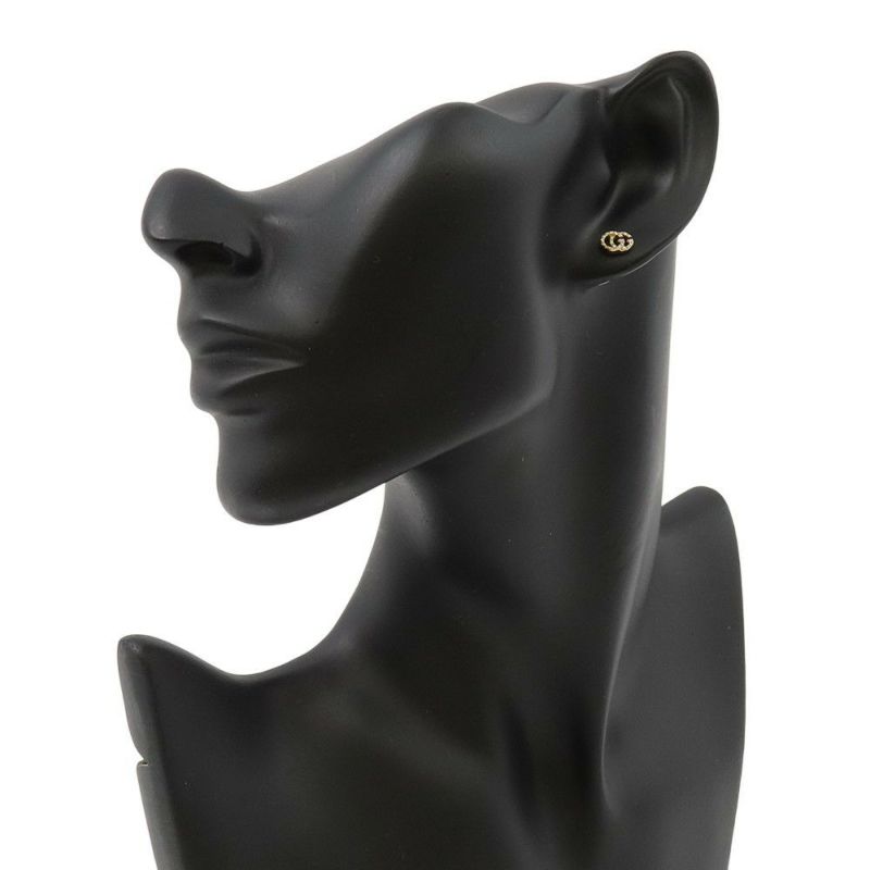 グッチ ピアス ダブルG ピアス ダイヤモンド パール K18YGイエローゴールド GUCCI 2way