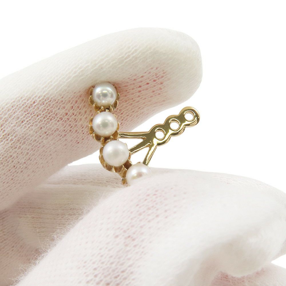 グッチ ピアス ダブルG ピアス ダイヤモンド パール K18YGイエローゴールド GUCCI 2way