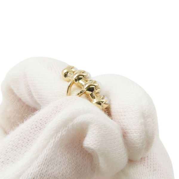 グッチ ピアス ダブルG ピアス ダイヤモンド パール K18YGイエローゴールド GUCCI 2way