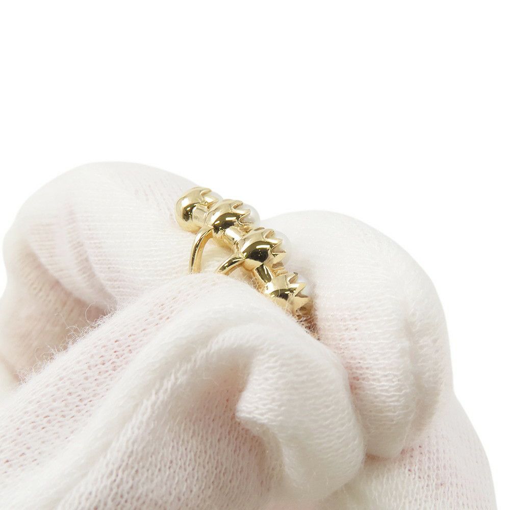 グッチ ピアス ダブルG ピアス ダイヤモンド パール K18YGイエローゴールド GUCCI 2way