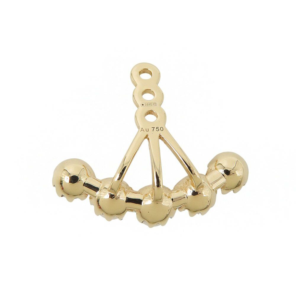 グッチ ピアス ダブルG ピアス ダイヤモンド パール K18YGイエローゴールド GUCCI 2way