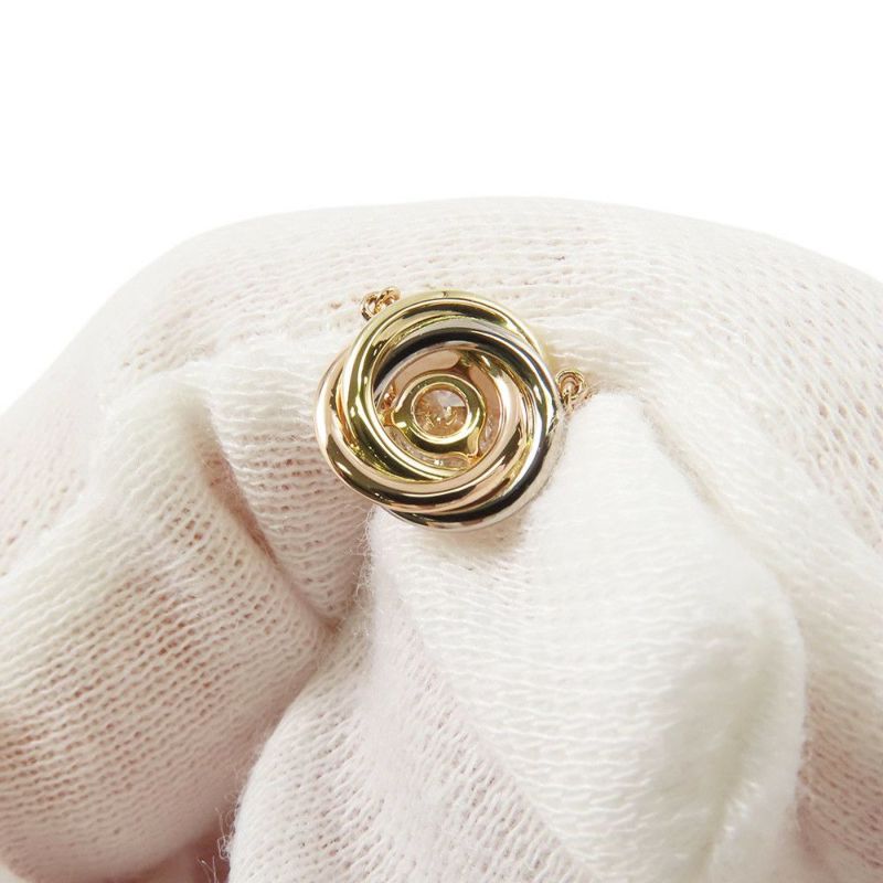 カルティエ ネックレス トリニティ ダイヤモンド K18YG/K18PG/K18WG Cartier ペンダント