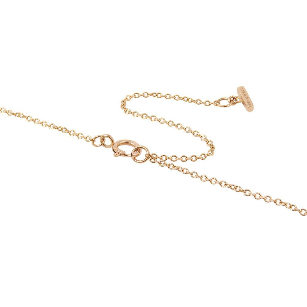 ティファニー ネックレス T トゥー サークル ペンダント マザーオブパール K18PGピンクゴールド Tiffany&Co.