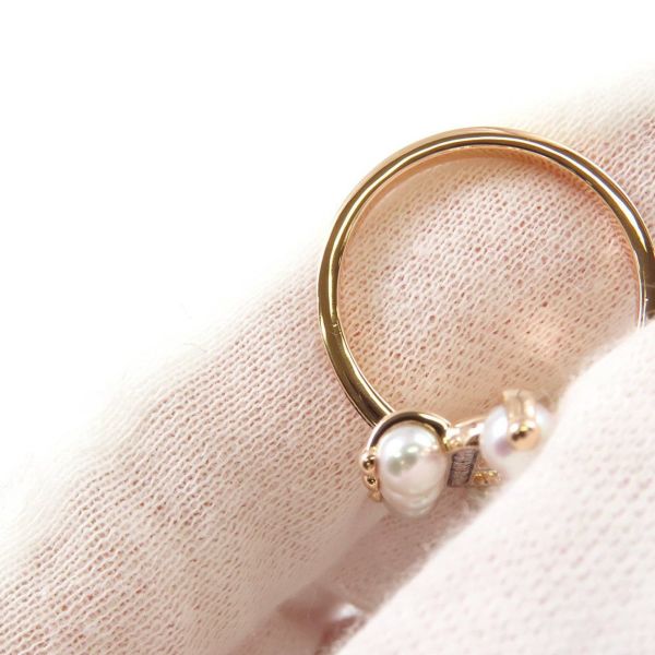 エルメス リング エルメス・シャンドラ MM ダイヤモンド パール 8P K18PGピンクゴールド サイズ56 HERMES 指輪