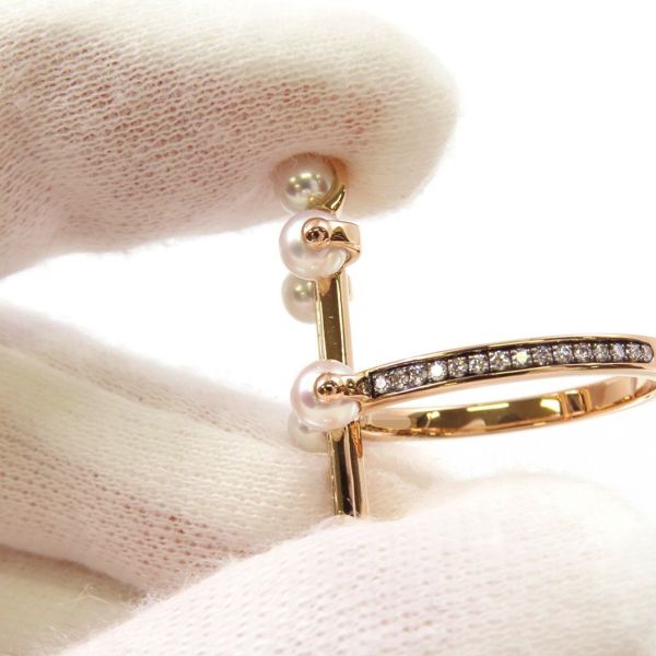 エルメス リング エルメス・シャンドラ MM ダイヤモンド パール 8P K18PGピンクゴールド サイズ56 HERMES 指輪