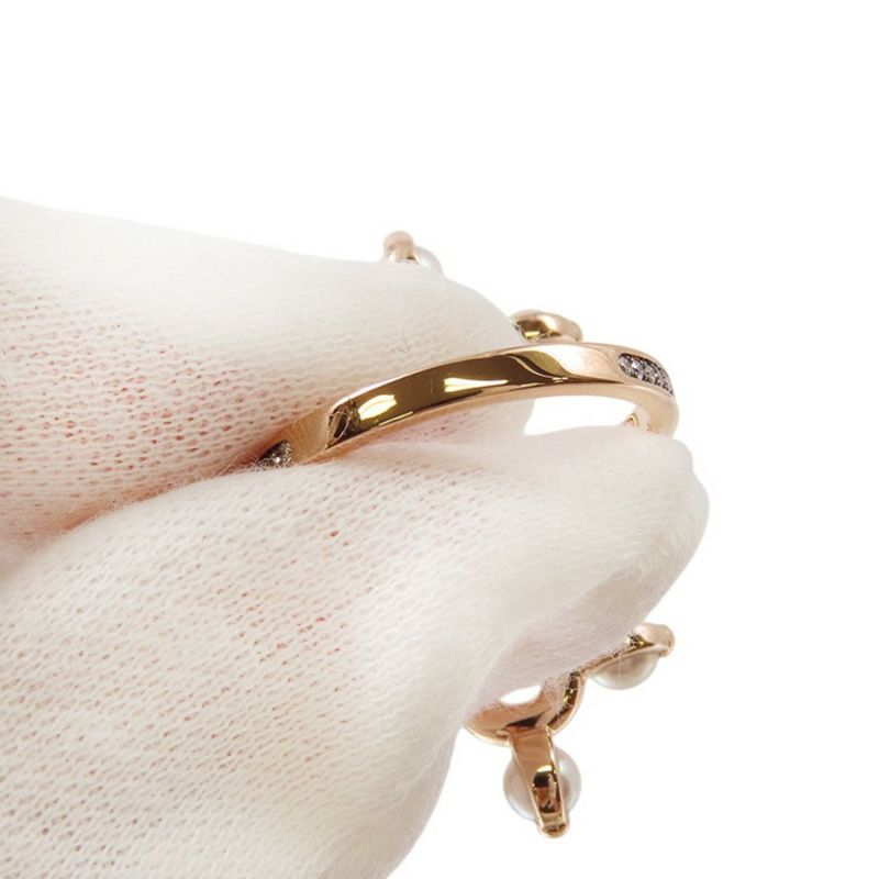 エルメス リング エルメス・シャンドラ MM ダイヤモンド パール 8P K18PGピンクゴールド サイズ56 HERMES 指輪