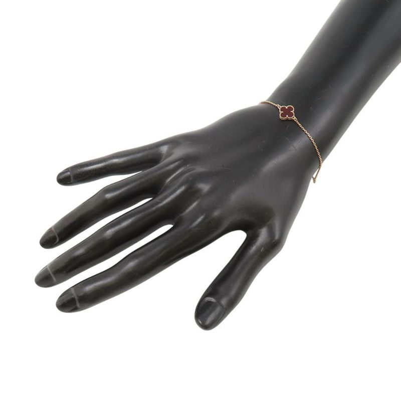ヴァンクリーフ＆アーペル ブレスレット スウィート アルハンブラ ブレスレット カーネリアン K18PGピンクゴールド VCARN59K00