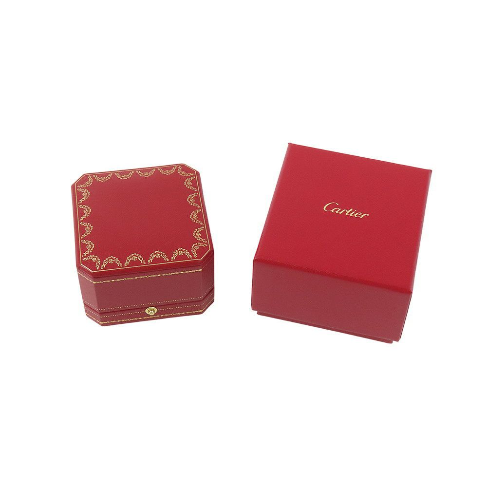 カルティエ リング ジュスト アン クル リング SM スモールモデル セミパヴェ ダイヤ 53P 計0.40ct K18WG サイズ53 B4231600 指輪