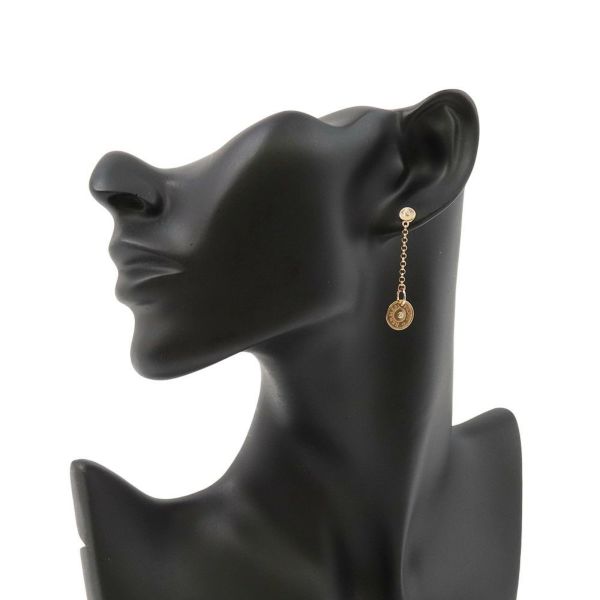 エルメス ピアス ガンバード クルー・ド・セル ピアス Ex-Libris Clou de Selle ダイヤモンド 0.04ct K18PGピンクゴールド HERMES