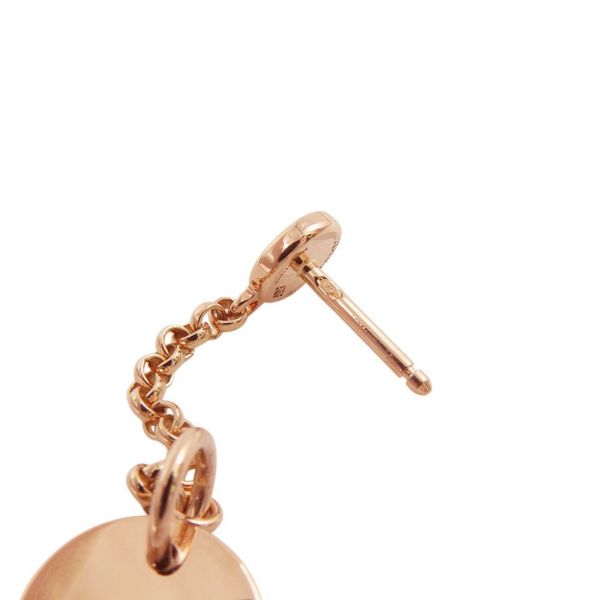 【品よく華やぐ♪】エルメス HERMES Ex-Libris ピアス HERMES 上品なピアス ローズゴールド エクスリブリス Ex-Libris
