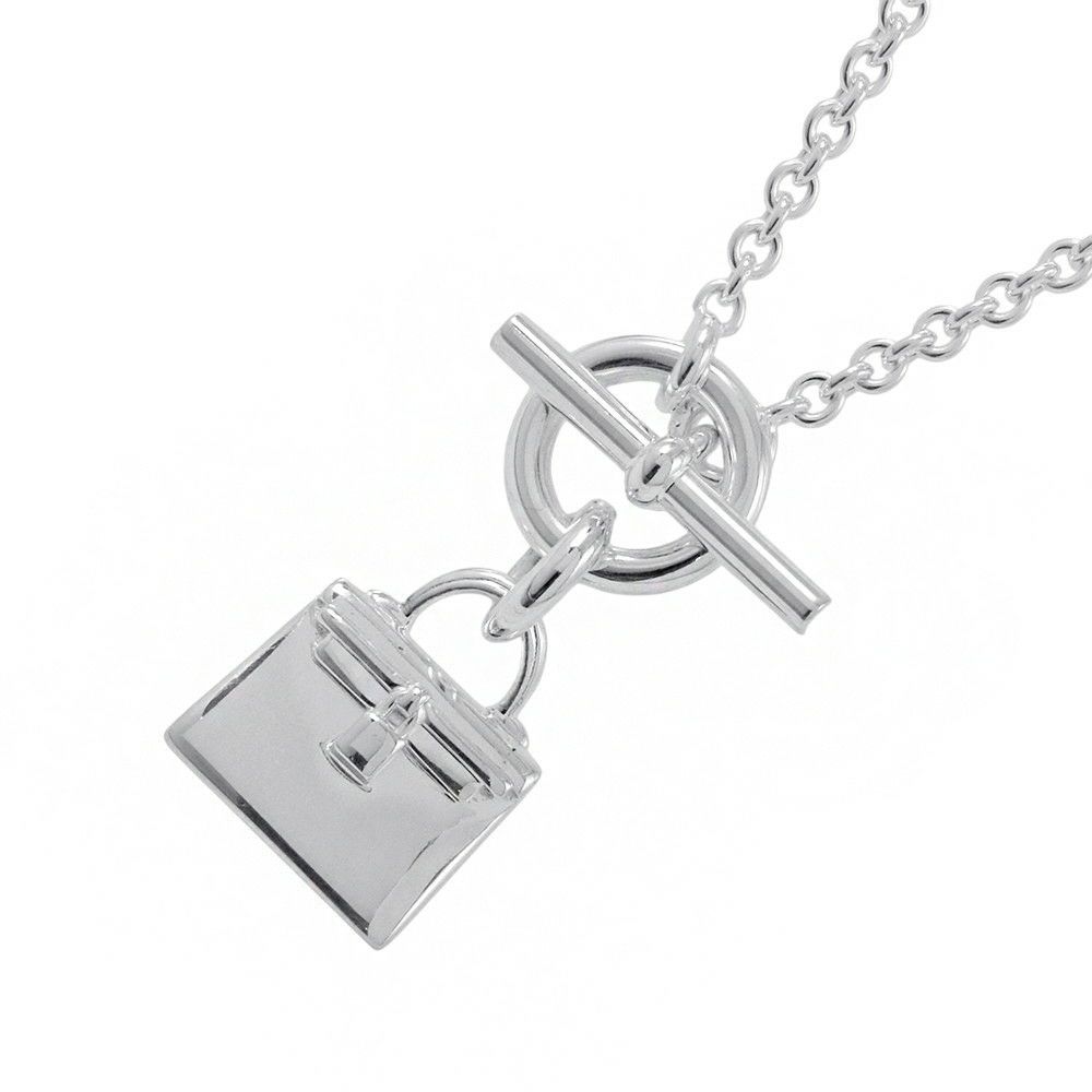 エルメス ネックレス アミュレット ケリー SV925シルバー HERMES ジュエリー ペンダント