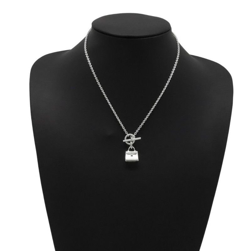 エルメス ネックレス アミュレット ケリー SV925シルバー HERMES ジュエリー ペンダント