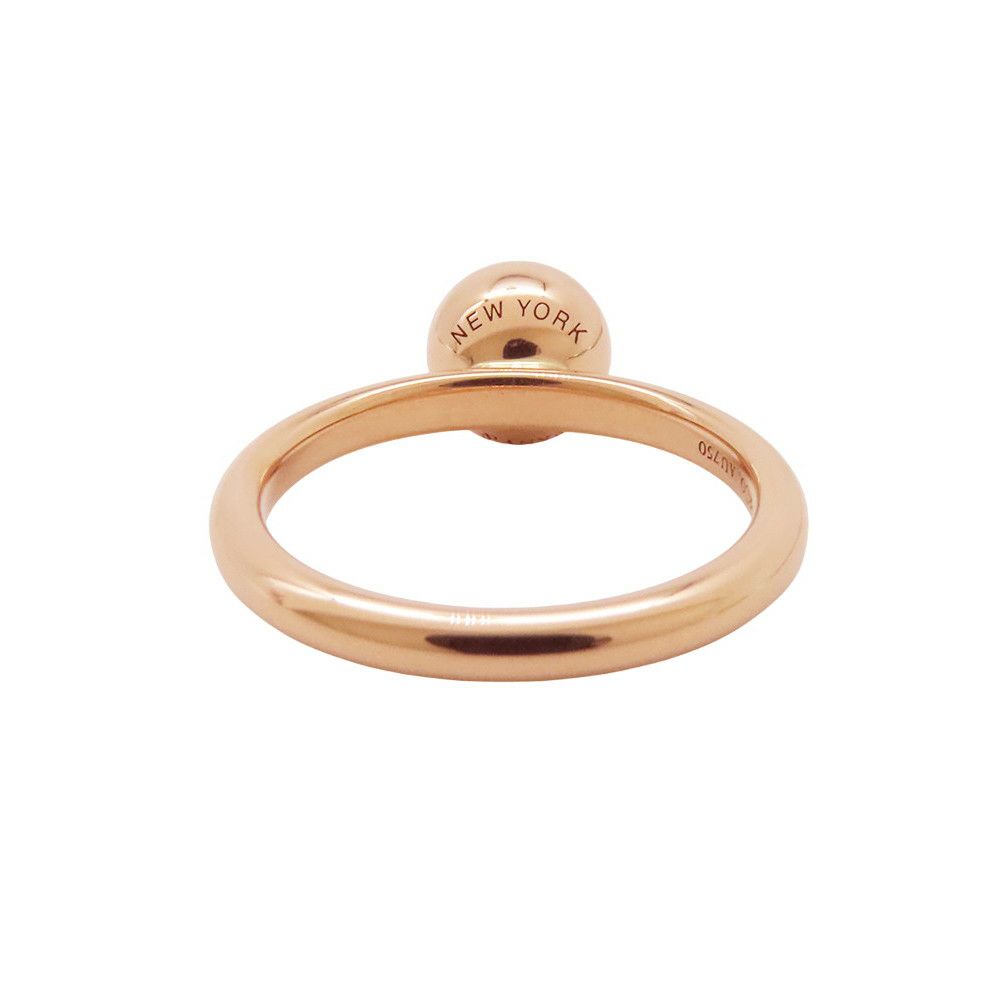 ティファニー リング ハードウェア ボール リング K18PGピンクゴールド リングサイズ約11号 Tiffany&Co. 指輪