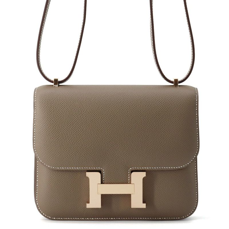 エルメス ミニ コンスタンス3 ミロワール エトゥープ/ピンクゴールド金具 エプソン K刻印