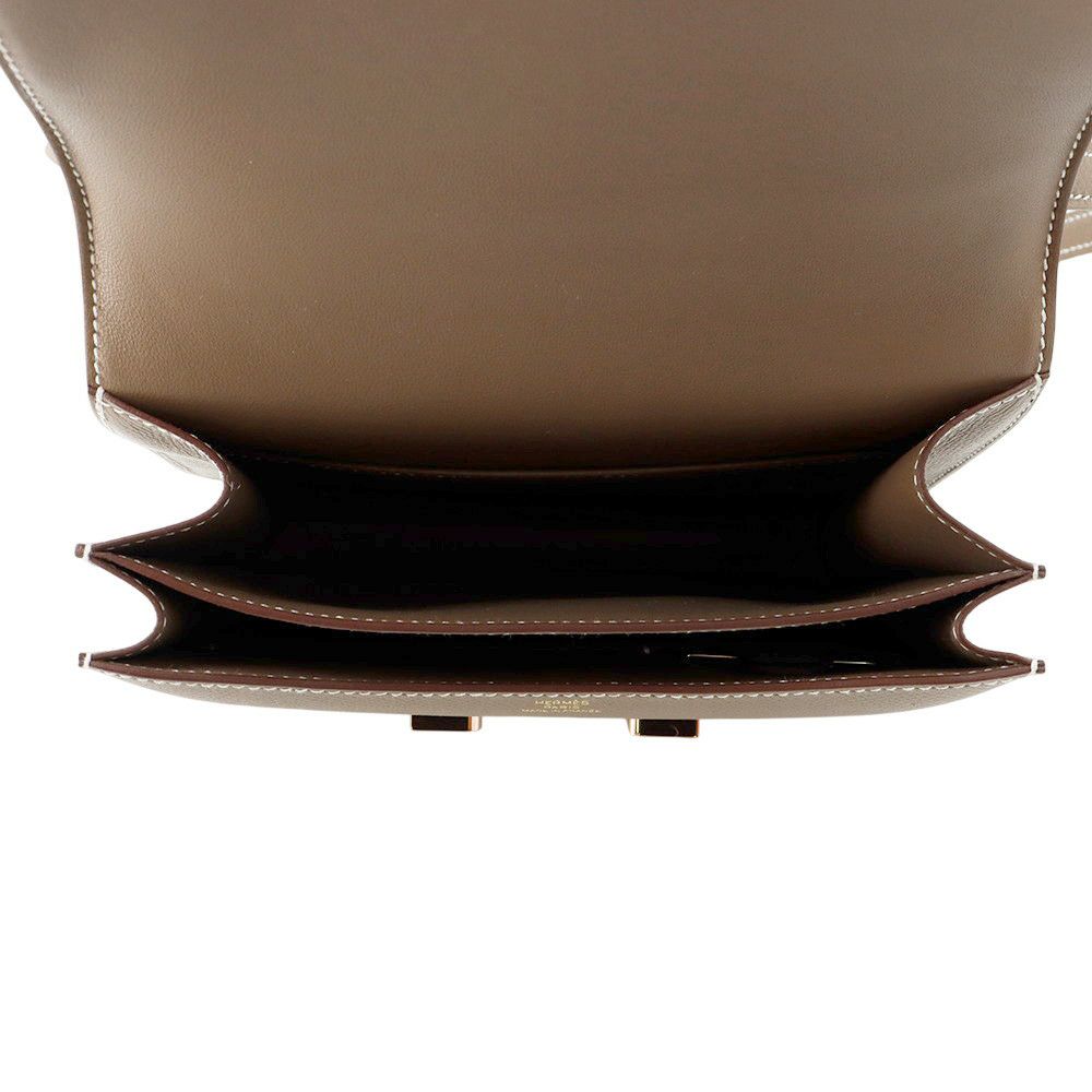 エルメス ミニ コンスタンス3 ミロワール エトゥープ/ピンクゴールド金具 エプソン K刻印