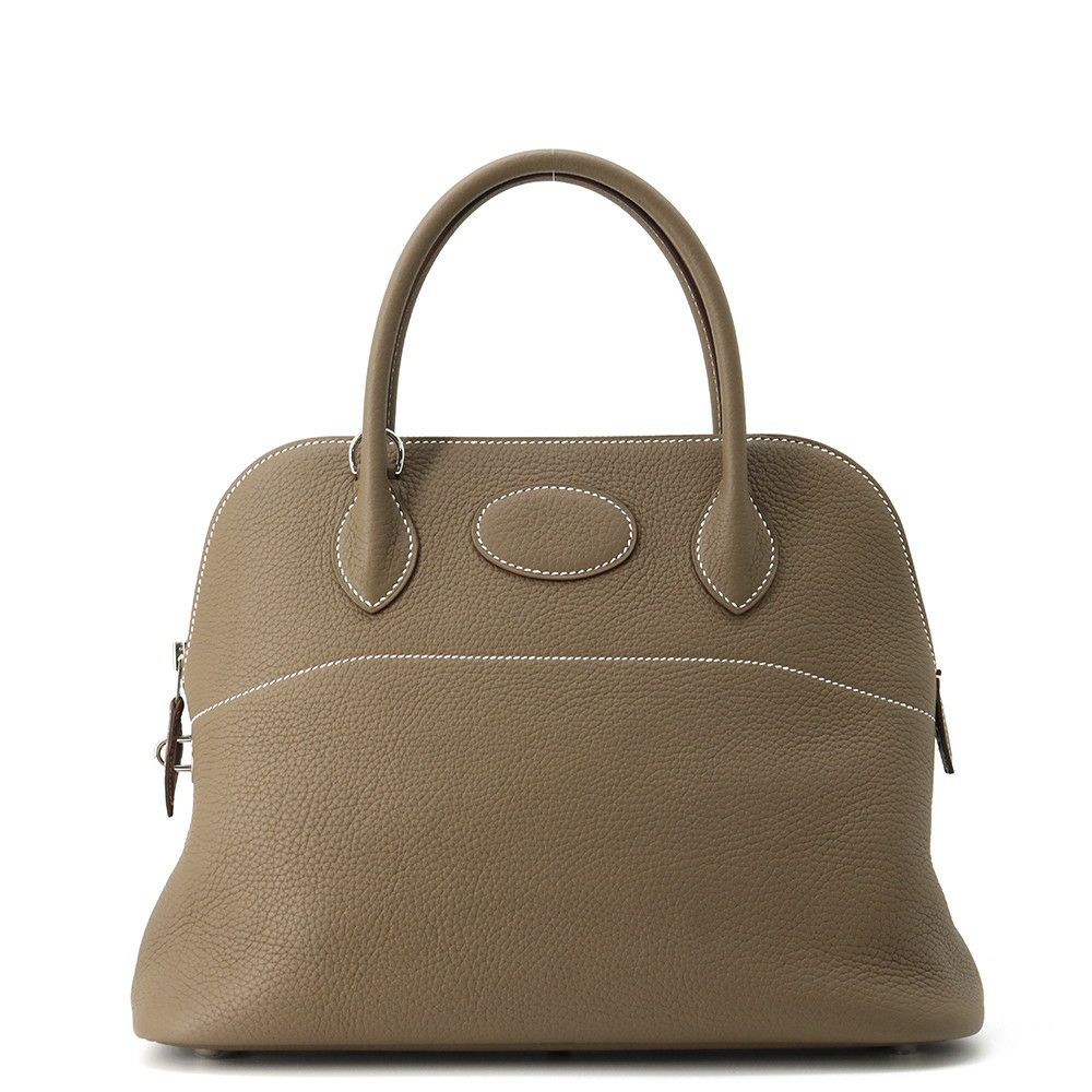 エルメス ハンドバッグ ボリード31 エトゥープ/シルバー金具 トリヨンクレマンス A刻印 2wayショルダー