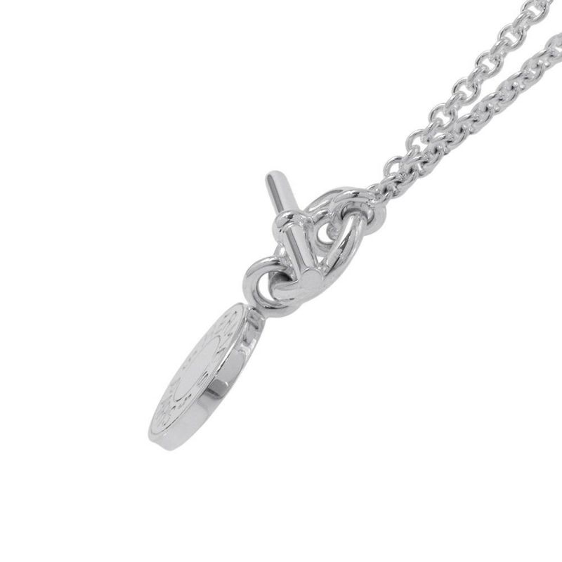 エルメス ネックレス アミュレット H エクスリブリス コンフェッティ セリエ SV925シルバー HERMES ジュエリー