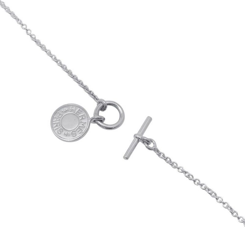 エルメス ネックレス アミュレット H エクスリブリス コンフェッティ セリエ SV925シルバー HERMES ジュエリー