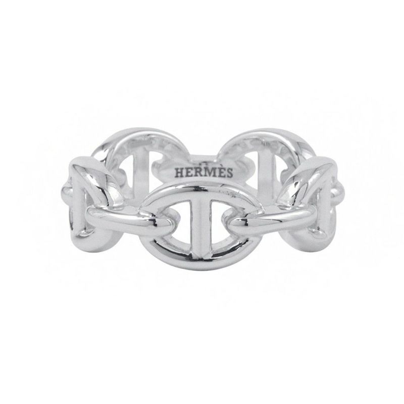 エルメス リング シェーヌダンクル アンシェネPM SV925シルバー リングサイズ50 HERMES ジュエリー