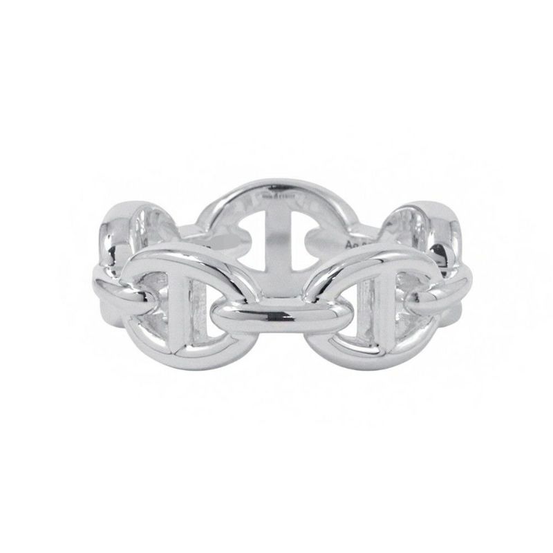 エルメス リング シェーヌダンクル アンシェネPM SV925シルバー リングサイズ50 HERMES ジュエリー