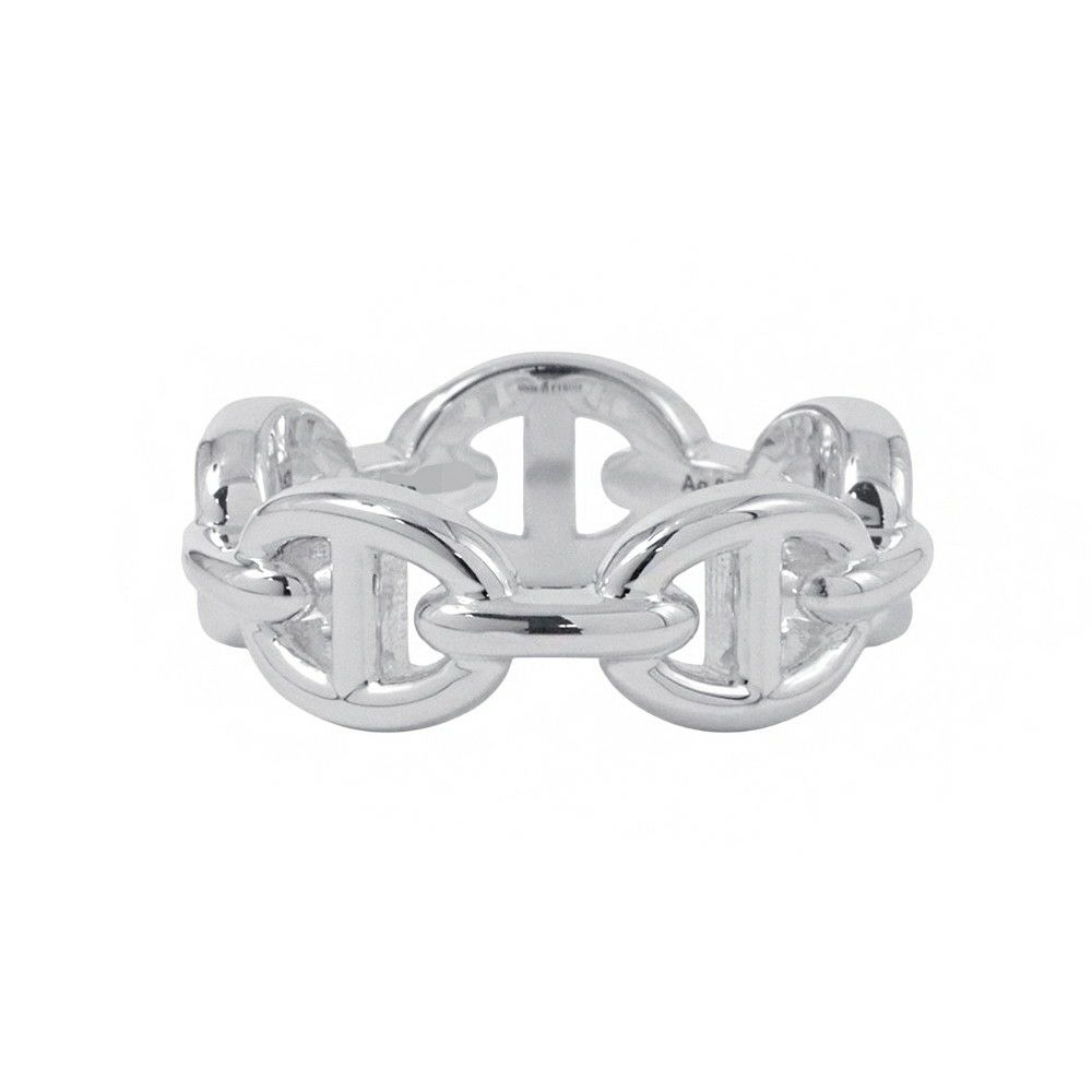 エルメス リング シェーヌダンクル アンシェネPM SV925シルバー リングサイズ50 HERMES ジュエリー