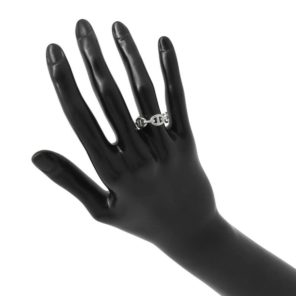 エルメス リング シェーヌダンクル アンシェネPM SV925シルバー リングサイズ50 HERMES ジュエリー