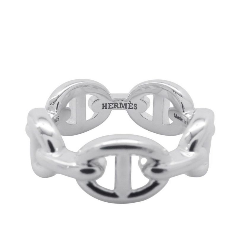 エルメス リング シェーヌダンクル アンシェネPM SV925シルバー リングサイズ50 HERMES ジュエリー