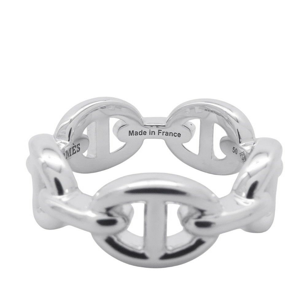 エルメス リング シェーヌダンクル アンシェネPM SV925シルバー リングサイズ50 HERMES ジュエリー
