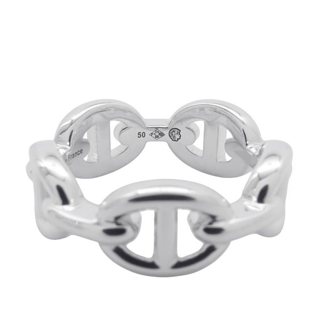 エルメス リング シェーヌダンクル アンシェネPM SV925シルバー リングサイズ50 HERMES ジュエリー