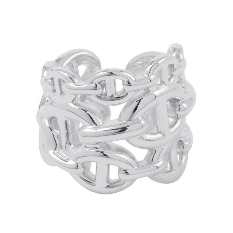 エルメス リング シェーヌダンクル アンシェネGM Enchainee SV925シルバー リングサイズ51 HERMES