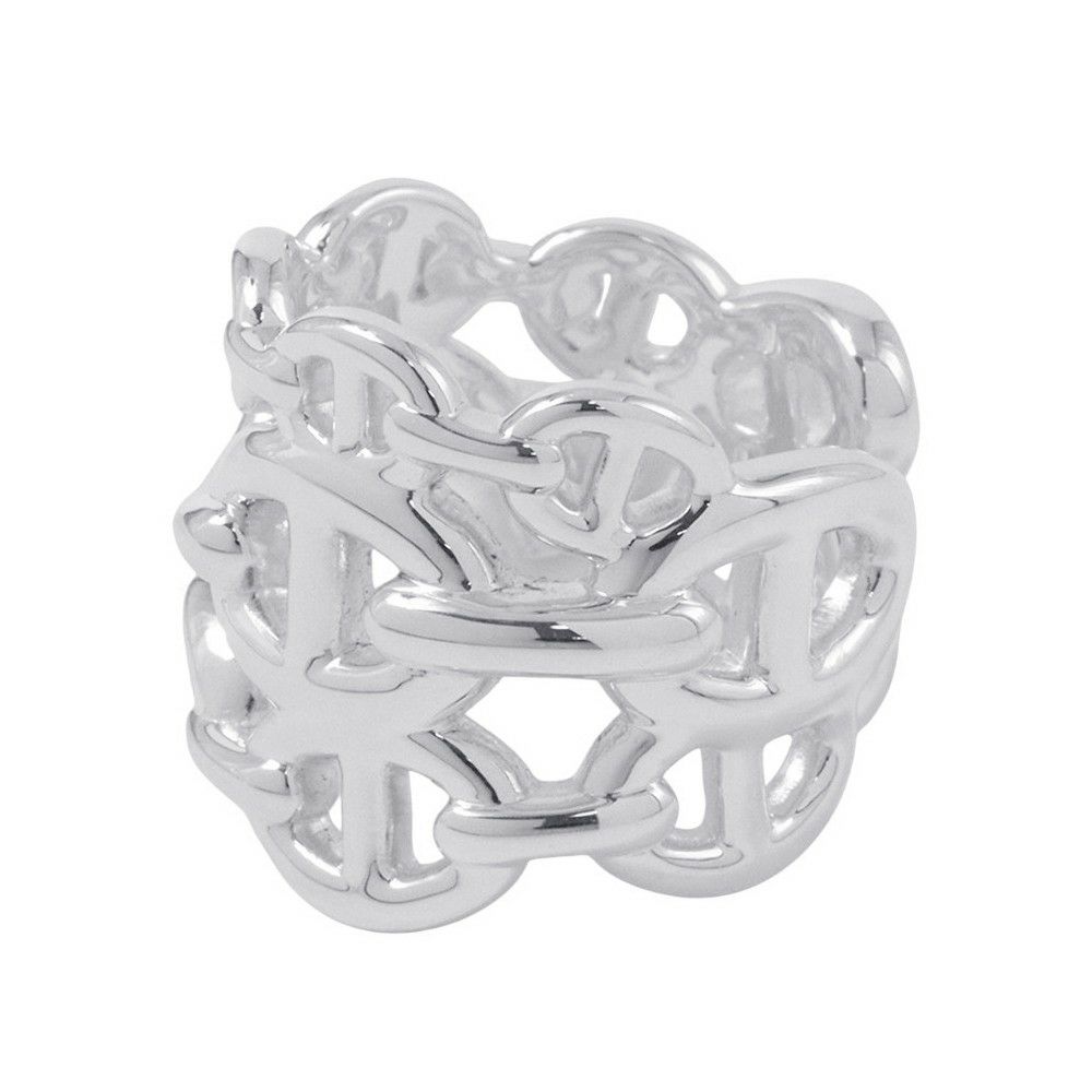 エルメス リング シェーヌダンクル アンシェネGM Enchainee SV925シルバー リングサイズ51 HERMES