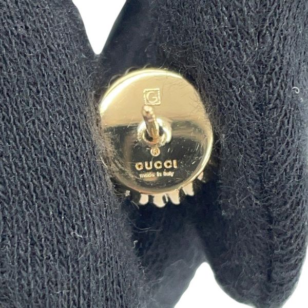 グッチ シングルピアス インターロッキングG 2wayピアス メタル ラインストーン GUCCI アクセサリー