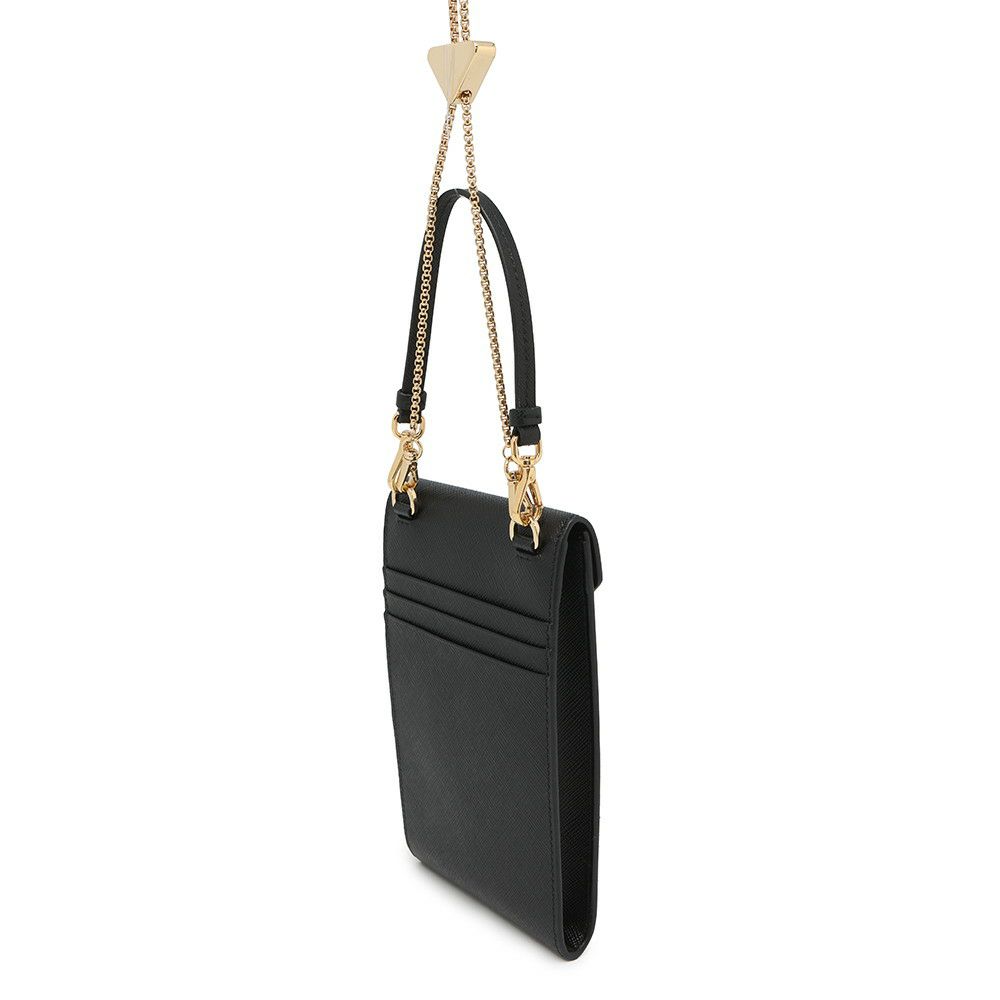 プラダ ハンドバッグ フォンポーチ サフィアーノレザー 1BP050 PRADA 黒 2way