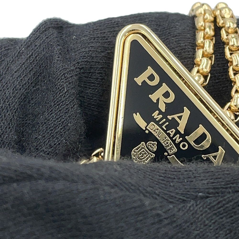 プラダ ハンドバッグ フォンポーチ サフィアーノレザー 1BP050 PRADA 黒 2way