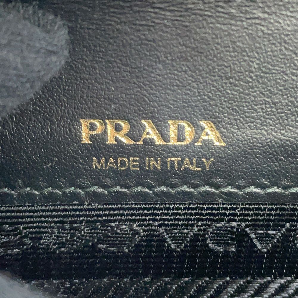 プラダ ハンドバッグ フォンポーチ サフィアーノレザー 1BP050 PRADA 黒 2way