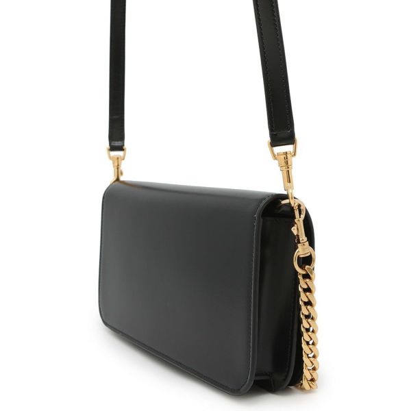 セリーヌ ショルダーバッグ トリオンフ マルチポシェット シャイニーカーフレザー 10L973 CELINE 黒