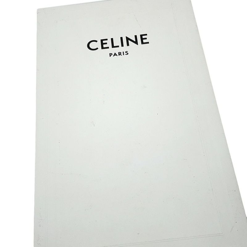 セリーヌ ショルダーバッグ トリオンフ マルチポシェット シャイニーカーフレザー 10L973 CELINE 黒