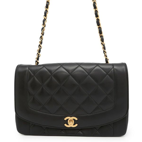 シャネル チェーンショルダーバッグ マトラッセ25 ココマーク シングルチェーン シングルフラップ A01165 CHANEL 黒