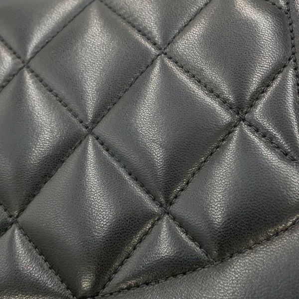 シャネル チェーンショルダーバッグ マトラッセ25 ココマーク シングルチェーン シングルフラップ A01165 CHANEL 黒
