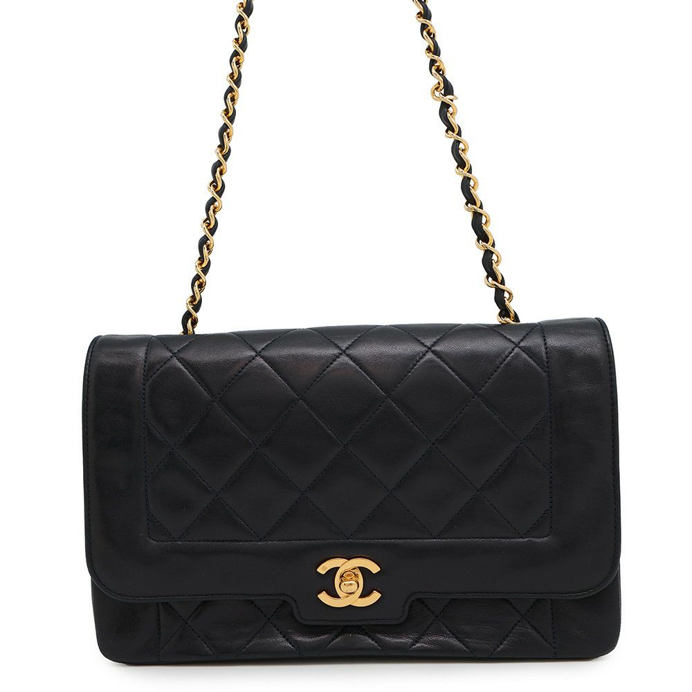 シャネル チェーンショルダーバッグ マトラッセ ココマーク ダイアナ CHANEL