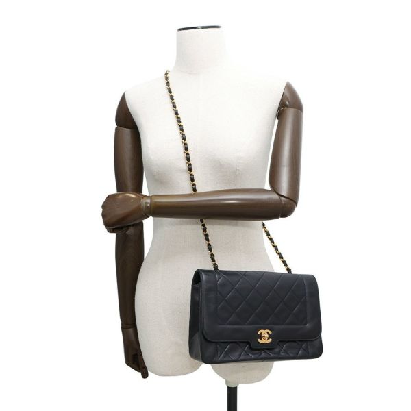 シャネル チェーンショルダーバッグ マトラッセ ココマーク ダイアナ CHANEL