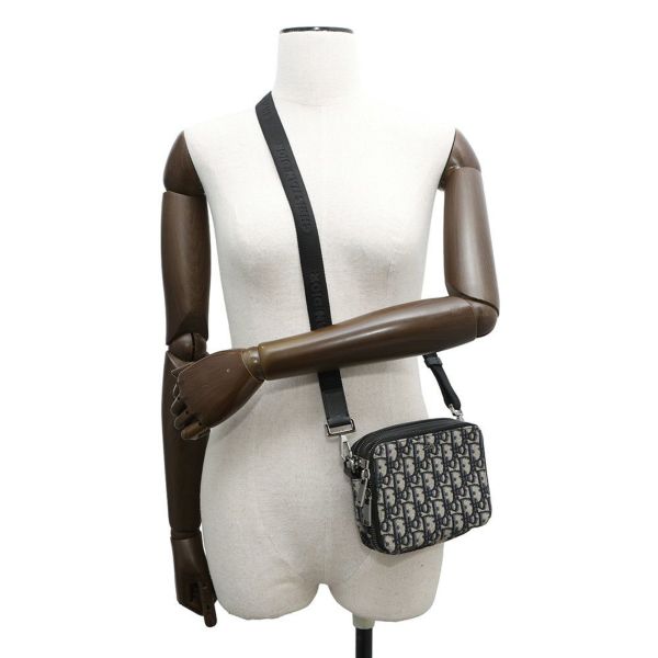 クリスチャン・ディオール ショルダーバッグ オブリーク ジップポーチ ジャカード 2OBBC119YSE Dior トロッター