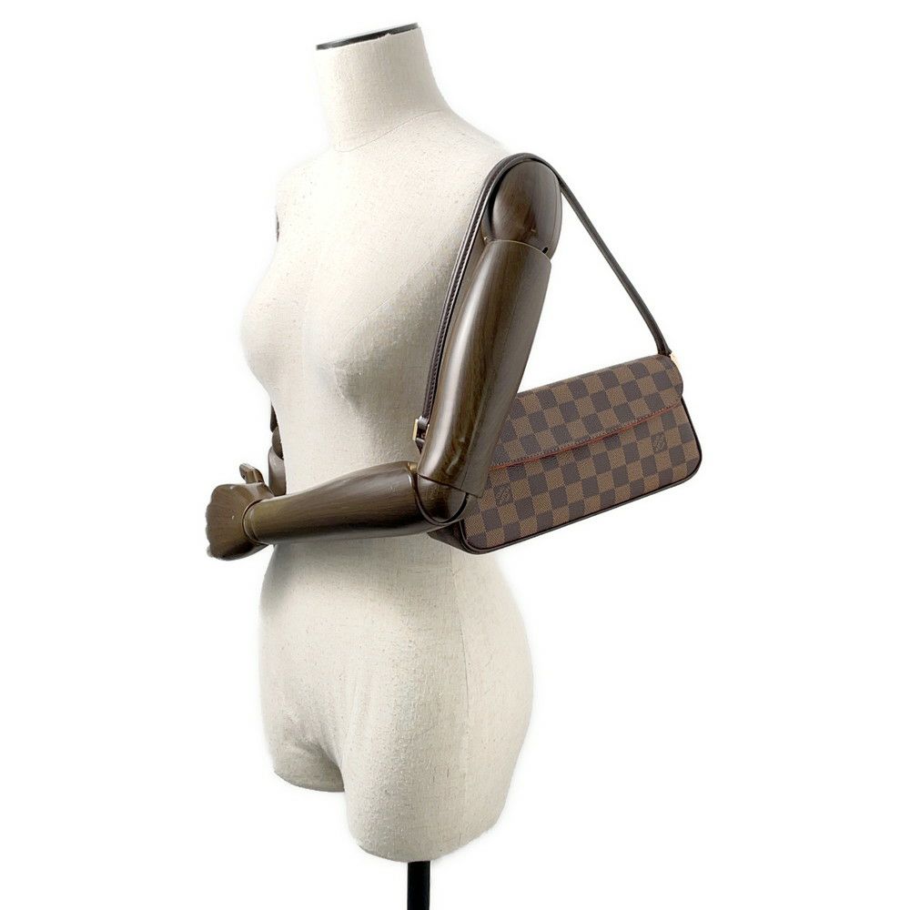 ルイヴィトン ハンドバッグ ダミエ・エベヌ レコレータ N51299 ヴィトン バッグ ワンショルダー アクセサリーポーチ