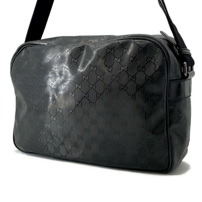 グッチ ショルダーバッグ GGスプリーム PVC 211107 GUCCI バッグ 黒