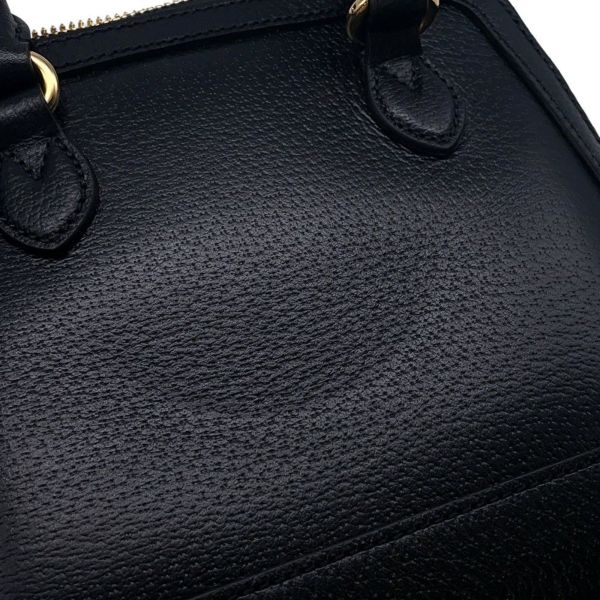 グッチ ハンドバッグ ホースビット1955 ミニ トップハンドル アディダスコラボ 677212 GUCCI 2wayショルダー 黒