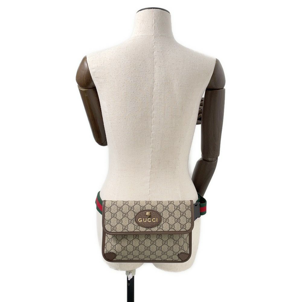 グッチ ボディバッグ GGスプリーム ネオヴィンテージ シェリーライン ベルトバッグ 493930 GUCCI バッグ