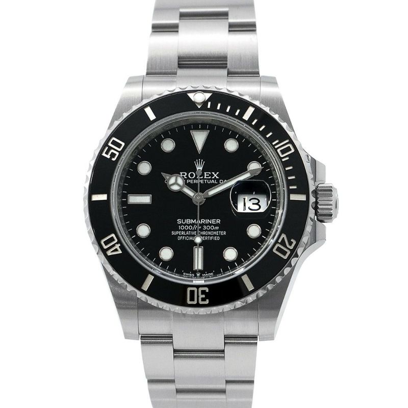 ロレックス サブマリーナ デイト ランダムシリアル ルーレット 126610LN ROLEX 腕時計 黒文字盤