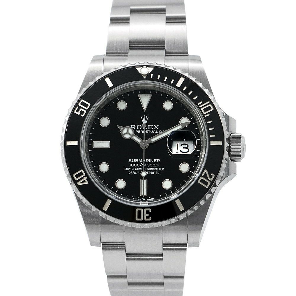 ロレックス サブマリーナ デイト ランダムシリアル ルーレット 126610LN ROLEX 腕時計 黒文字盤