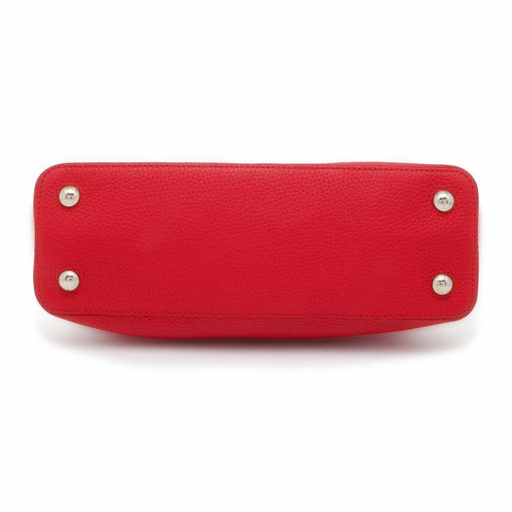 ルイヴィトン ハンドバッグ トリヨンレザー カプシーヌPM M42237 LOUIS VUITTON 2wayショルダーバッグ レッド